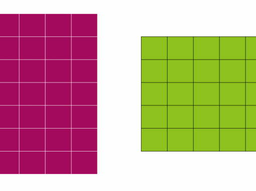 Are there more purple squares or green squares?
