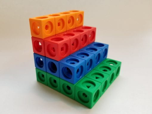 How many cubes are in this solid?